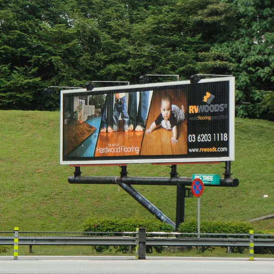 Große Expressway Prisma Triple Billboard-Werbung (F3V-131S)