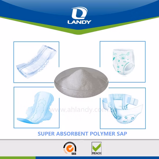 Hersteller in China: Superabsorbierender Polymersaft mit hohem Standard für Damenbinden
